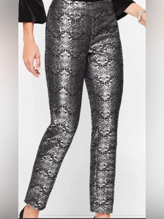 Talbots Pants - Talbots Metallic Jacquard Pants